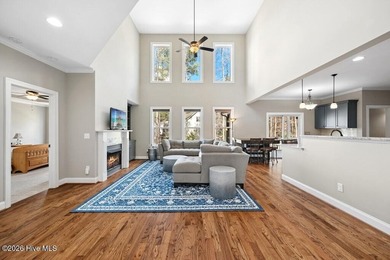 Situated on a corner lot, this home welcomes you with a concrete on The Neuse Golf Club in North Carolina - for sale on GolfHomes.com, golf home, golf lot