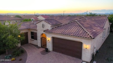 Step into style and comfort through a private courtyard w/a on Copper Canyon Golf Club in Arizona - for sale on GolfHomes.com, golf home, golf lot