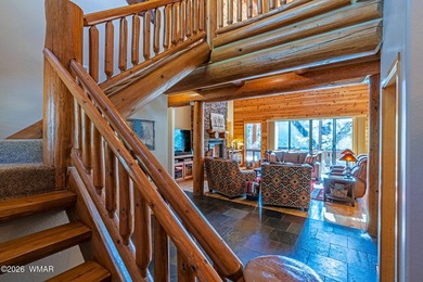 Oversized logs and beautifully designed landscaping create the on Torreon Golf Club in Arizona - for sale on GolfHomes.com, golf home, golf lot