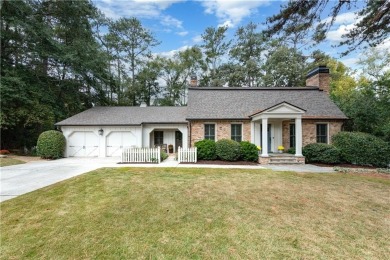 This exceptional home is nestled on a peaceful and private +-1 on North Fulton Golf Course in Georgia - for sale on GolfHomes.com, golf home, golf lot