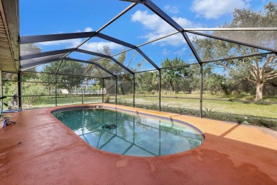 Charming pool home in Papaya Village on a rare 3/4 acre homesite on Eagle Wood Golf Course in Florida - for sale on GolfHomes.com, golf home, golf lot