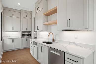 Refined new construction meets effortless main-level living in on GlenOaks Country Club in Kentucky - for sale on GolfHomes.com, golf home, golf lot