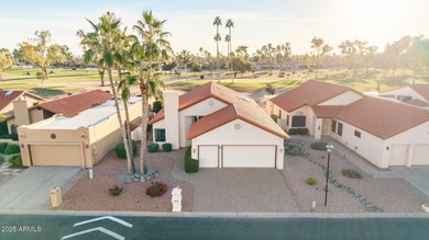 STUNNING GOLF COURSE VIEWS & tons of NATURAL LIGHT flow from on Sun Lakes Country Club in Arizona - for sale on GolfHomes.com, golf home, golf lot