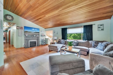 Set on a generous half-acre corner lot, this 3,400 sq ft home on Ailing Memorial Golf Course in Connecticut - for sale on GolfHomes.com, golf home, golf lot