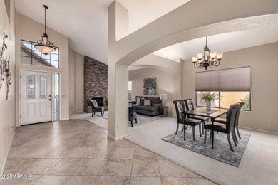 STUNNING GOLF COURSE VIEWS & tons of NATURAL LIGHT flow from on Sun Lakes Country Club in Arizona - for sale on GolfHomes.com, golf home, golf lot