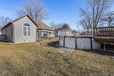 Welcome to this stunning, Custom-Built 2018 Sprawling Ranch Home on Lakes of the Four Seasons Country Club in Indiana - for sale on GolfHomes.com, golf home, golf lot