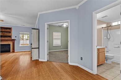 Bring the family to this spacious home featuring 6 bedrooms or 5 on Eagle Creek Golf Club and Grill in North Carolina - for sale on GolfHomes.com, golf home, golf lot