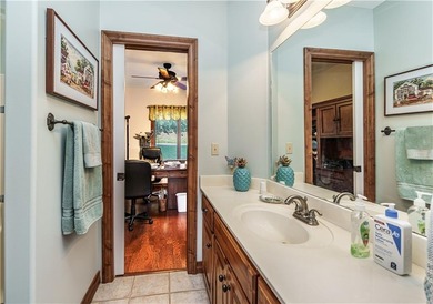 Brick and stone home built w/ attention to detail & quality on Holiday Island Executive Golf Course in Arkansas - for sale on GolfHomes.com, golf home, golf lot