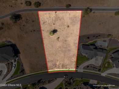 BRING YOUR OWN BUILDER to this large private lot backing up to a on Trailhead At Liberty Lake in Washington - for sale on GolfHomes.com, golf home, golf lot