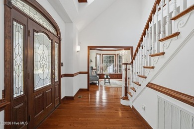 Custom-built 3BR/3.5BA brick Cape Cod situated on the 3rd on Sound Golf Links at Albemarle Plantation in North Carolina - for sale on GolfHomes.com, golf home, golf lot