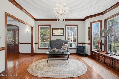 Custom-built 3BR/3.5BA brick Cape Cod situated on the 3rd on Sound Golf Links at Albemarle Plantation in North Carolina - for sale on GolfHomes.com, golf home, golf lot