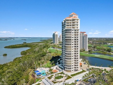 Breathtaking East to West views of Estero Bay with its morning on Bonita Bay West in Florida - for sale on GolfHomes.com, golf home, golf lot