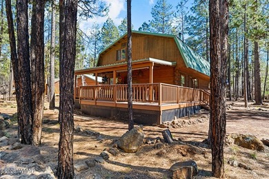 Rustic Cabin Retreat in the Pines - Pinetop Lakes Escape to this on Pinetop Lakes Country Club in Arizona - for sale on GolfHomes.com, golf home, golf lot