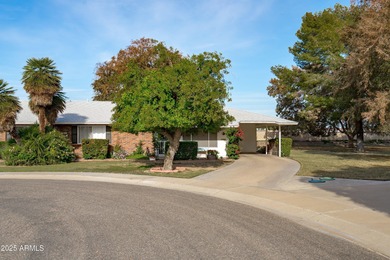 Welcome to this charming two-bedroom, two-bath home in the on Sun City Riverview Golf Course in Arizona - for sale on GolfHomes.com, golf home, golf lot