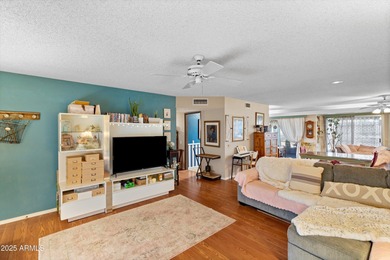 Welcome to this charming two-bedroom, two-bath home in the on Sun City Riverview Golf Course in Arizona - for sale on GolfHomes.com, golf home, golf lot