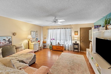 Welcome to this charming two-bedroom, two-bath home in the on Sun City Riverview Golf Course in Arizona - for sale on GolfHomes.com, golf home, golf lot