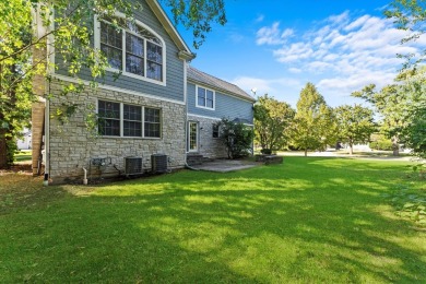 Wonderful opportunity to own this stone & cedar 2-story on Glen Oak Country Club in Illinois - for sale on GolfHomes.com, golf home, golf lot