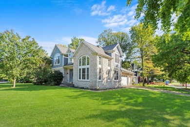 Wonderful opportunity to own this stone & cedar 2-story on Glen Oak Country Club in Illinois - for sale on GolfHomes.com, golf home, golf lot