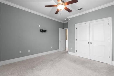 Enjoy serene water and golf course views from this exceptional on Oak Harbor Golf Club in Louisiana - for sale on GolfHomes.com, golf home, golf lot