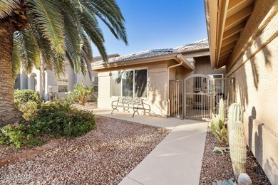 Significantly altered 3BR, 2BA Solano model on the walking path on Oakwood Golf Club  in Arizona - for sale on GolfHomes.com, golf home, golf lot