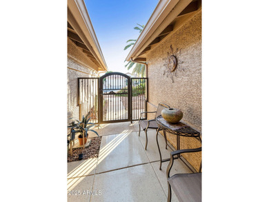 Significantly altered 3BR, 2BA Solano model on the walking path on Oakwood Golf Club  in Arizona - for sale on GolfHomes.com, golf home, golf lot