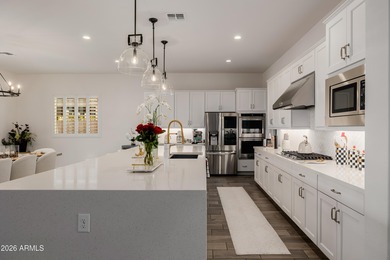 Indulge in refined luxury in this extraordinary Toll Brothers on Sterling Grove Golf & Country Club in Arizona - for sale on GolfHomes.com, golf home, golf lot