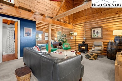 Turn-key, fully furnished mountain cabin just steps from the ski on Sugar Mountain Golf Course in North Carolina - for sale on GolfHomes.com, golf home, golf lot