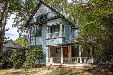 Step into a world of timeless luxury in the heart of Candler on Candler Park Golf Course in Georgia - for sale on GolfHomes.com, golf home, golf lot