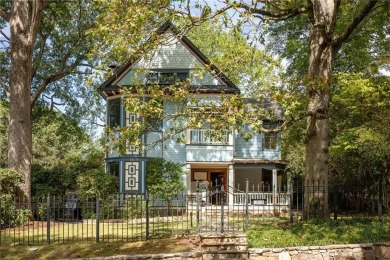 Step into a world of timeless luxury in the heart of Candler on Candler Park Golf Course in Georgia - for sale on GolfHomes.com, golf home, golf lot