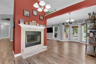 Welcome to your dream home in the exclusive, gated Raintree on Raintree Country Club in Missouri - for sale on GolfHomes.com, golf home, golf lot
