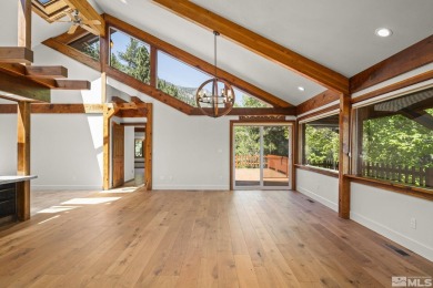 Step into mountain luxury with this exceptional 3-bedroom, 2 on Genoa Lakes Golf Club - Lakes Course in Nevada - for sale on GolfHomes.com, golf home, golf lot