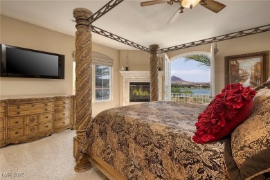 Southwest-inspired elegance meets luxury in this stunning on South Shore At Lake Las Vegas in Nevada - for sale on GolfHomes.com, golf home, golf lot