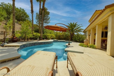 Southwest-inspired elegance meets luxury in this stunning on South Shore At Lake Las Vegas in Nevada - for sale on GolfHomes.com, golf home, golf lot