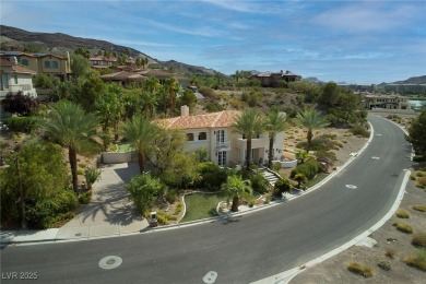 Southwest-inspired elegance meets luxury in this stunning on South Shore At Lake Las Vegas in Nevada - for sale on GolfHomes.com, golf home, golf lot