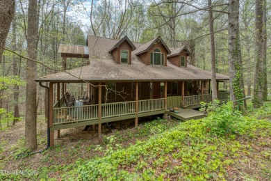 Enjoy wooded privacy Family in this spacious three level home on Laurel Valley Golf Course in Tennessee - for sale on GolfHomes.com, golf home, golf lot