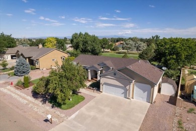 Enjoy your beautiful views of of the Pueblo West golf coarse on Desert Hawk At Pueblo West in Colorado - for sale on GolfHomes.com, golf home, golf lot