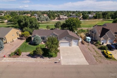 Enjoy your beautiful views of of the Pueblo West golf coarse on Desert Hawk At Pueblo West in Colorado - for sale on GolfHomes.com, golf home, golf lot