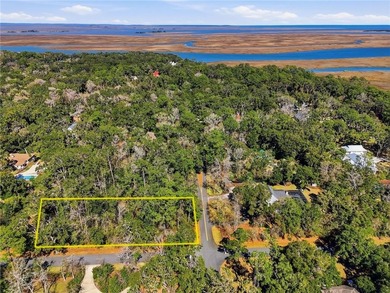 This impressive, one acre corner lot located in the desirable on The King and Prince Golf Course, Home of the Hampton Club in Georgia - for sale on GolfHomes.com, golf home, golf lot