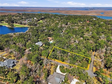 This impressive, one acre corner lot located in the desirable on The King and Prince Golf Course, Home of the Hampton Club in Georgia - for sale on GolfHomes.com, golf home, golf lot