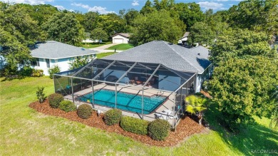 Sparkling POOL Home Located within the sought-after community of on Rainbow Springs Golf and Country Club in Florida - for sale on GolfHomes.com, golf home, golf lot
