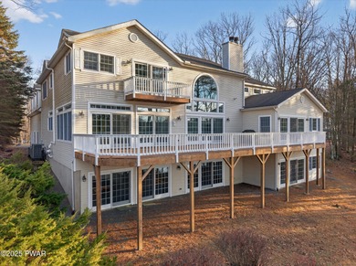 Welcome to this transitional architecture three story custom on Lords Valley Country Club, Inc in Pennsylvania - for sale on GolfHomes.com, golf home, golf lot