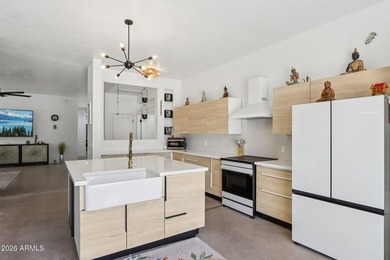 Experience refined golf course living in this fully reimagined on Raven Golf Club At South Mountain in Arizona - for sale on GolfHomes.com, golf home, golf lot