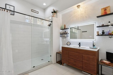 Experience refined golf course living in this fully reimagined on Raven Golf Club At South Mountain in Arizona - for sale on GolfHomes.com, golf home, golf lot