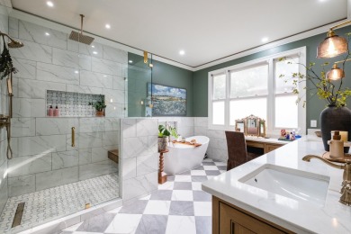 Welcome to this stunning home nestled in a prestigious golf on Chenal Country Club - Bear Den Mountain in Arkansas - for sale on GolfHomes.com, golf home, golf lot