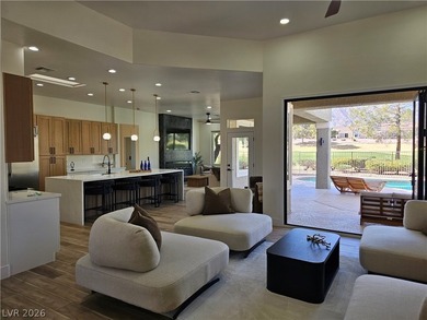Experience effortless indoor-outdoor living through custom on Highland Falls Golf Club in Nevada - for sale on GolfHomes.com, golf home, golf lot