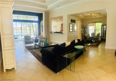 ONE OF A KIND, Salerno model by Toll Brothers sits on one of the on Estero Country Club in Florida - for sale on GolfHomes.com, golf home, golf lot