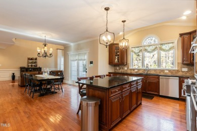 This jewel of an Estate Home is perfectly situated on a corner on Brier Creek Country Club in North Carolina - for sale on GolfHomes.com, golf home, golf lot