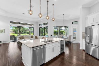 Beautiful sunsets from this home with western exposure on The Rookery At Marco in Florida - for sale on GolfHomes.com, golf home, golf lot