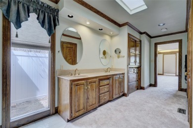 Welcome to this luxurious 3-bedroom, 3-full and 1-half-bathroom on Shawnee Country Club in Oklahoma - for sale on GolfHomes.com, golf home, golf lot