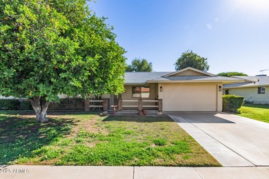 Discover this adorable 2-bedroom twin home situated in the on Sun City Lakes West and East in Arizona - for sale on GolfHomes.com, golf home, golf lot